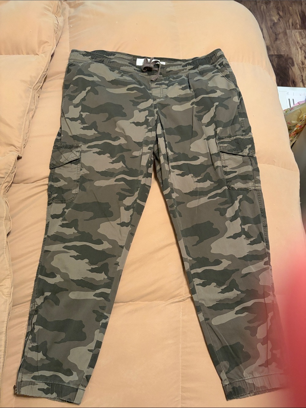 Sonoma Kids Camo Cargo Joggers - Green Camo